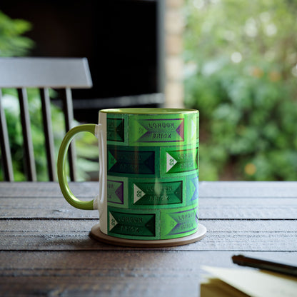 Green with Envy London Brick Mug