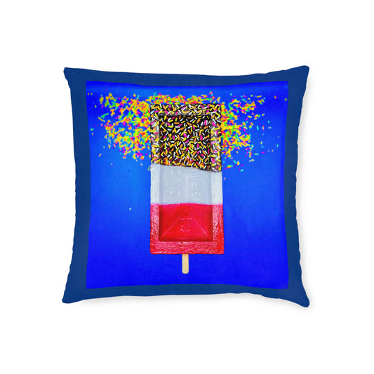 Pop Art Square Pillow - F.A.B, Fabulous Art Brick Design