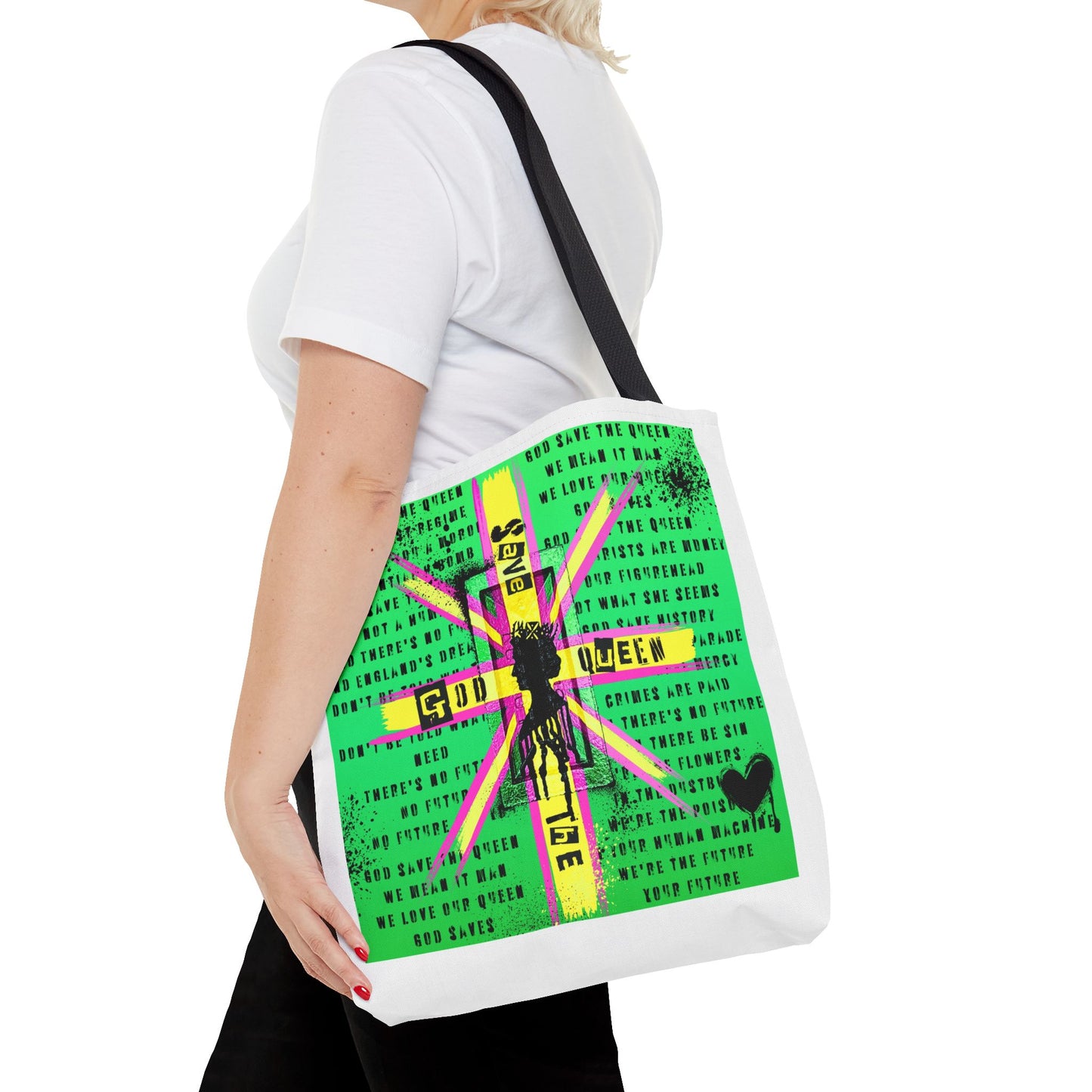 God save the Queen, British Punk Tote Bag