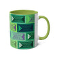 Green with Envy London Brick Mug