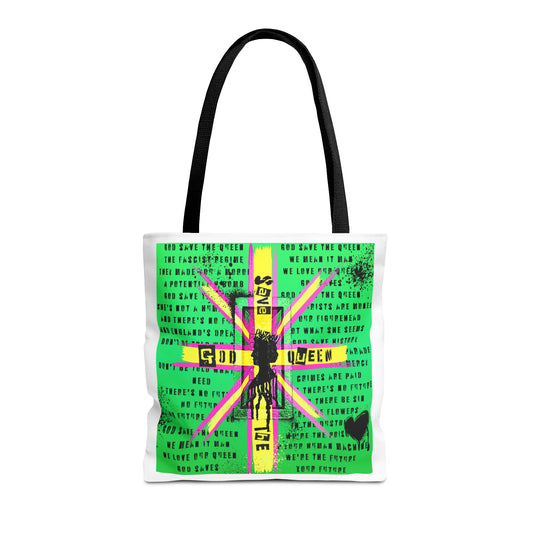 God save the Queen, British Punk Tote Bag