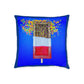 Pop Art Square Pillow - F.A.B, Fabulous Art Brick Design